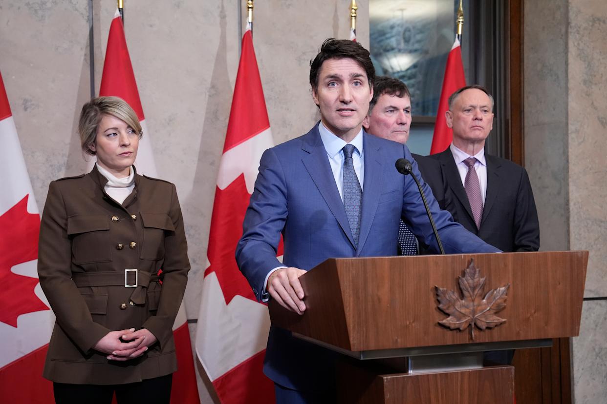 Trudeau slams Trump's tariffs, says US is appeasing Putin while launching a trade war against Canada