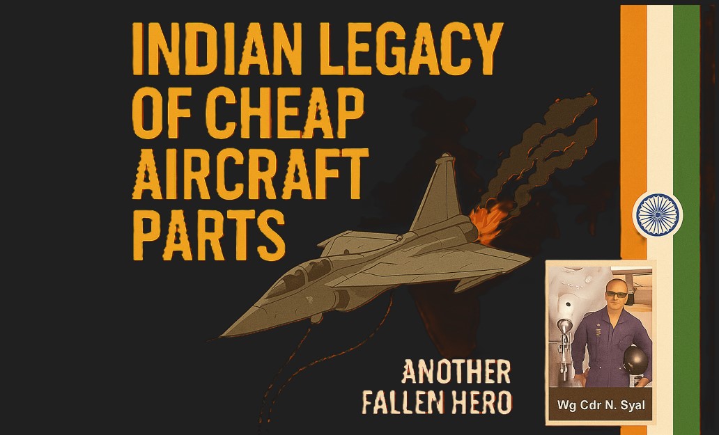 Indian Legacy of Cheap Aircraft Parts and another fallen soldier