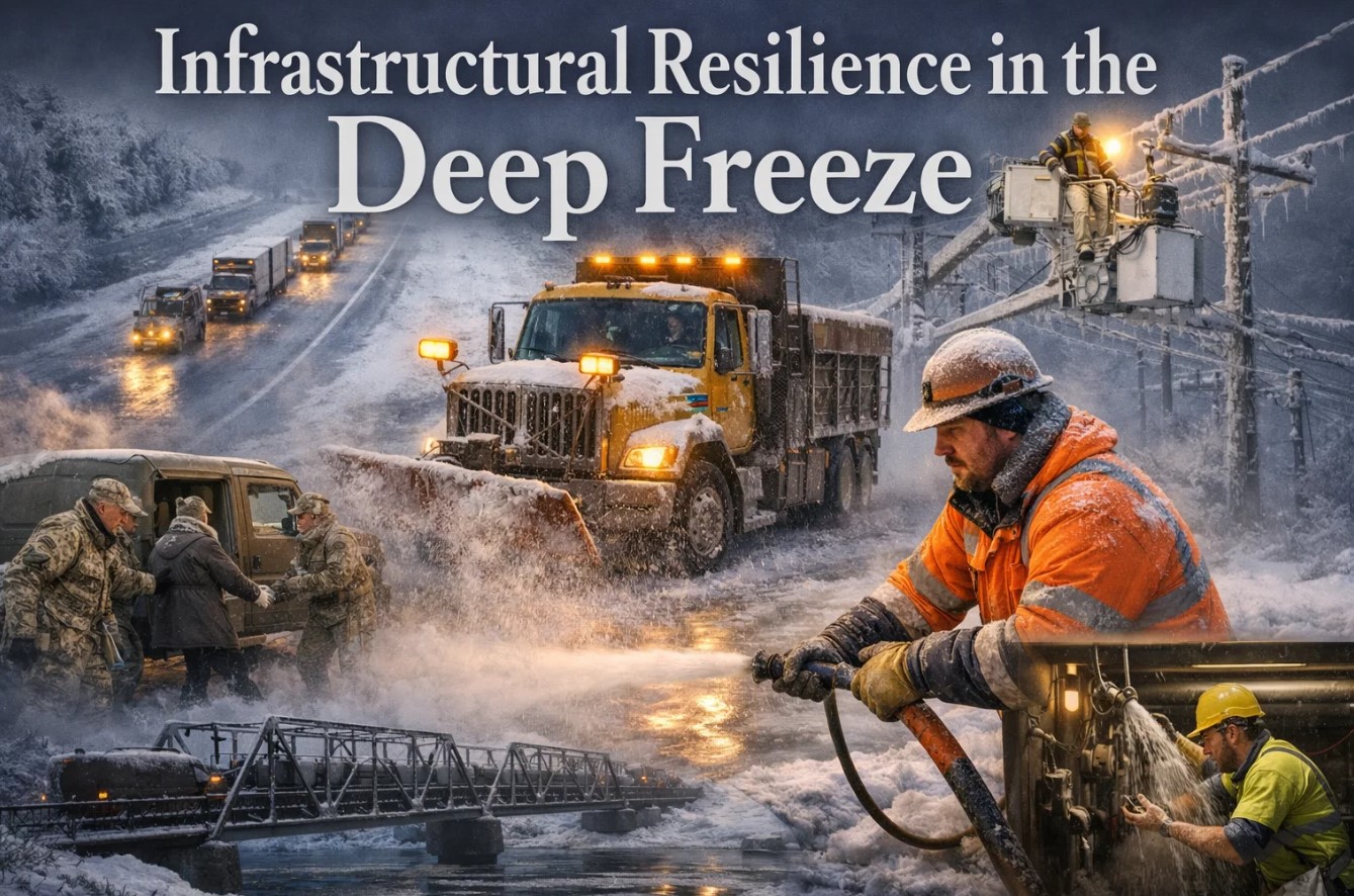 Infrastructural Resilience in the Deep Freeze