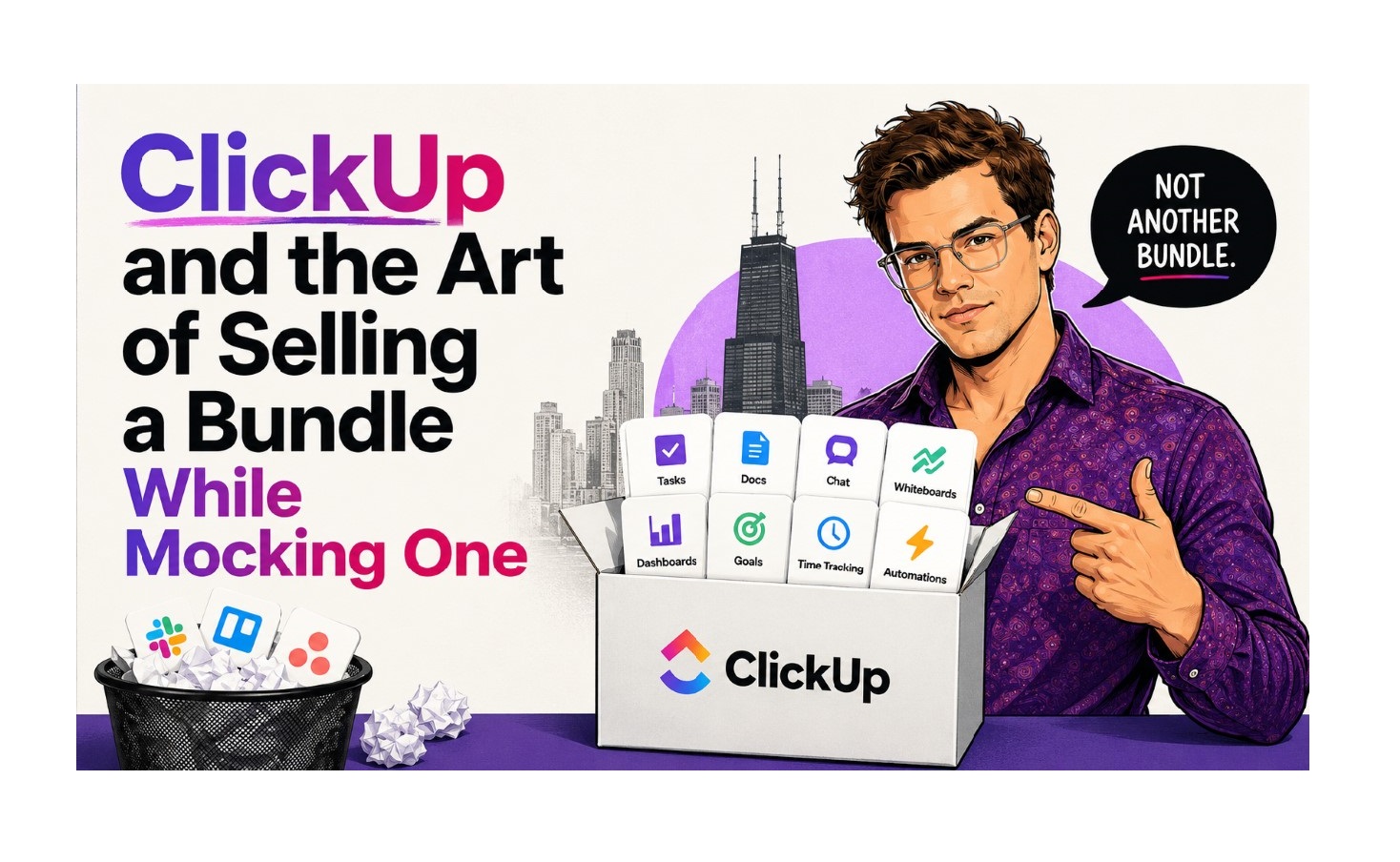 ClickUp and the Art of Selling a Bundle While Mocking One